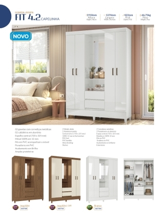 Roupeiros | Fit 4.2 - Fit 6.2 - Fit 4.2 - Fit 3.2 - Fit 2P | Santos Andirá 0625