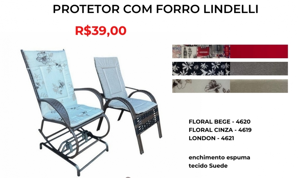 Protetor com forro | Lindelli Venda: +50% 0825