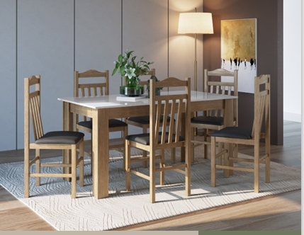 Mesa 11500 / Cadeira 300 | Móveis Canção 0526