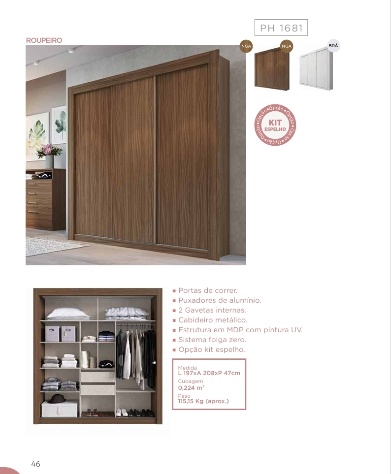 Roupeiro PH 1681 | Herval 0726