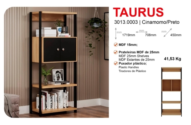 Estante 2P Taurus | Genialflex 0826