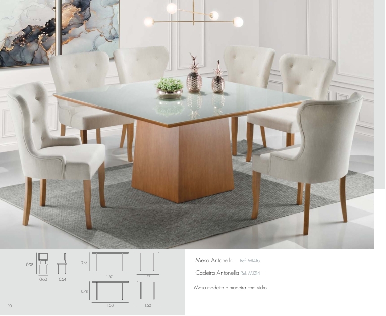 Conjunto Antonella | Mesa + Cadeira | ACG 0526