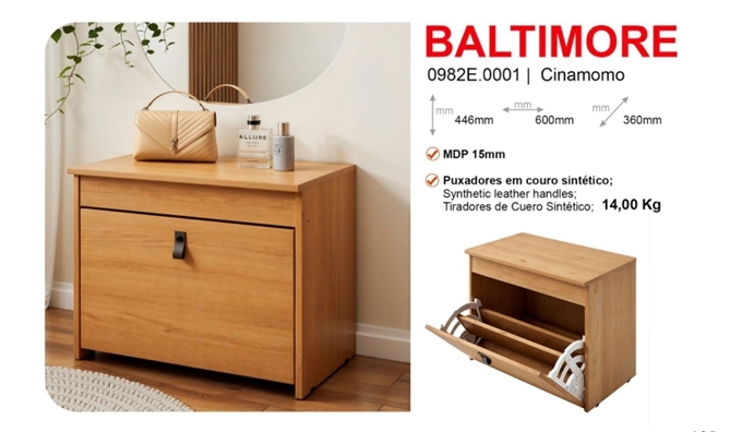Sapateira Baltimore | Genialflex 0826