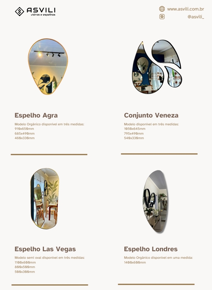 Espelhos - Angra - Veneza - Las Vegas - Londres | Asvili 0925 
