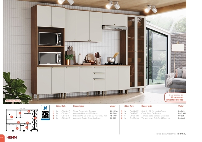 Cozinha Modulada Requinte | Henn | Venda : -60% 0925