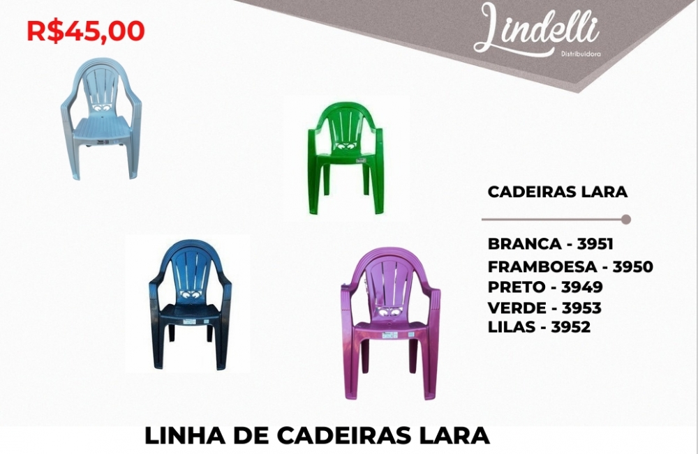 Cadeira lara | Lindelli Venda: +50% 0825