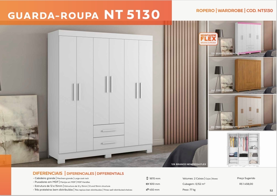 Roupeiro | NT 5130 | Notável 0426