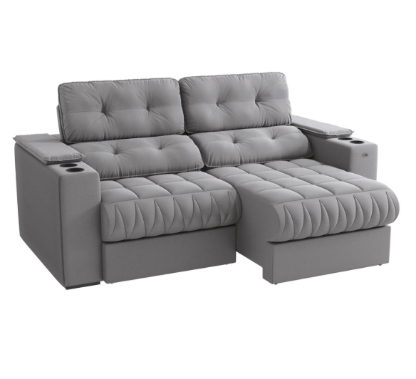 Sofá Premier 2,3m | REF.: S178-2 | Kappesberg Estar 0626