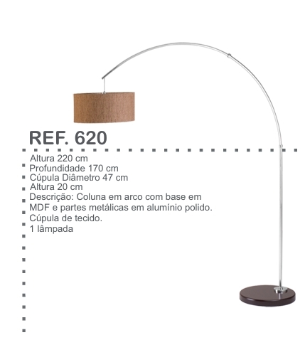 Luminária 620 | Luminum 0626