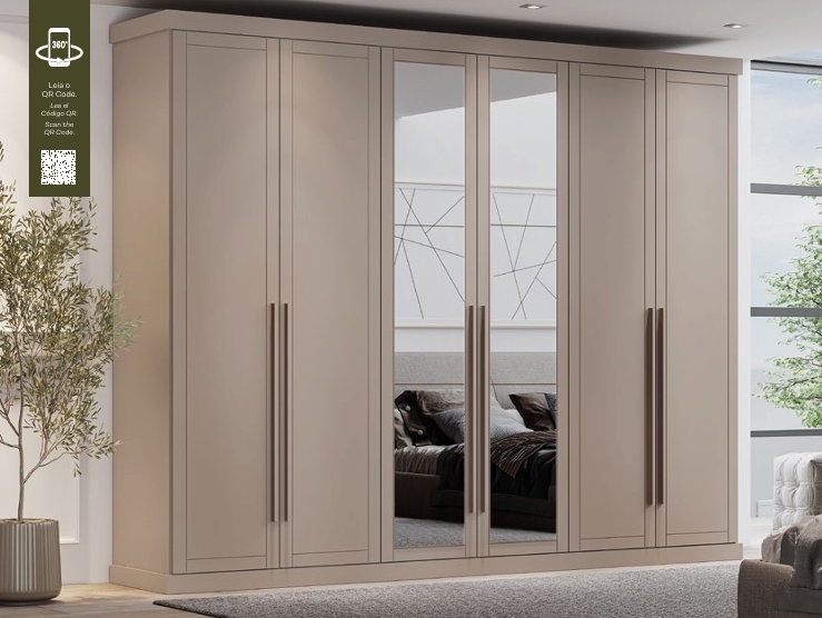 Roupeiro Capri 263 | 1159 | Carraro | Venda: +60% 0925