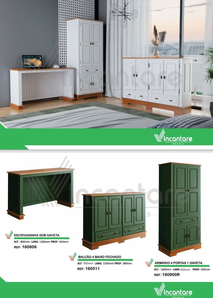 Linha Board | Escritório | 160606 - 160511 - 160900R | Incantare 0825
