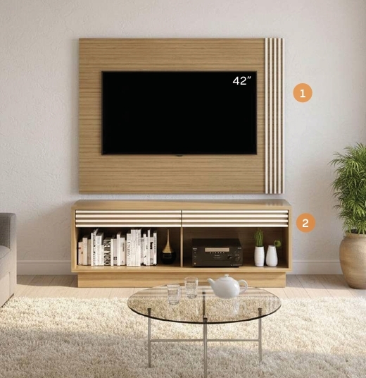 Conjunto Painel + Rack | 01-PL3004 - 02-RA2003 | Tecnomobili 0326