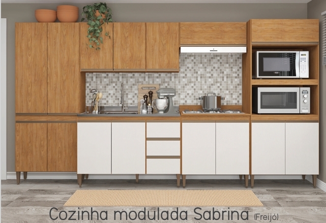 Cozinha Modulada Sabrina Freijó | Soluzione 0326