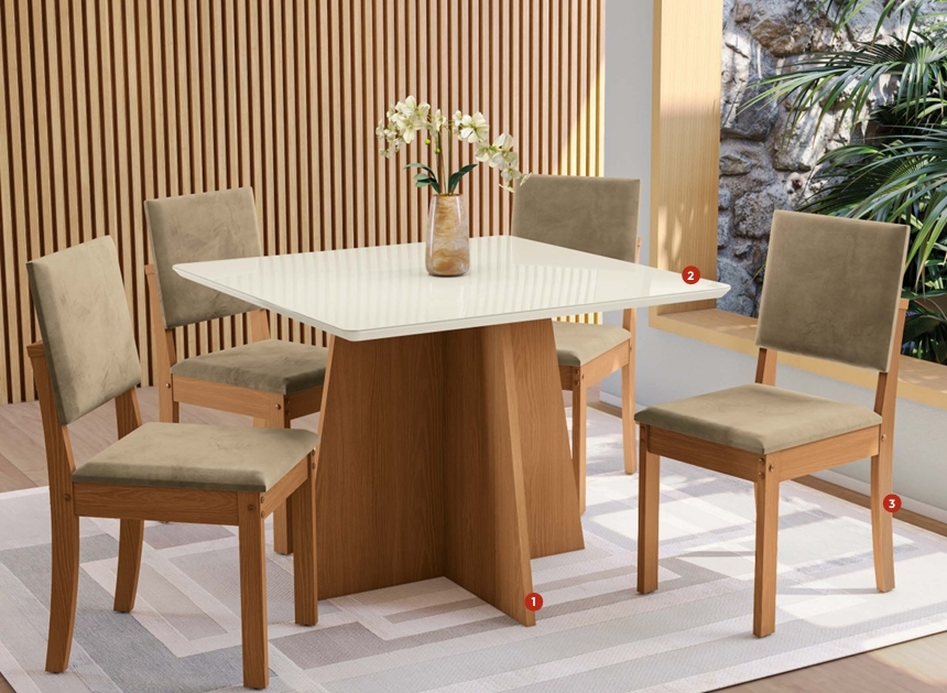 Mesa Lótus BA25 | Kappesberg Sala de Jantar 0626