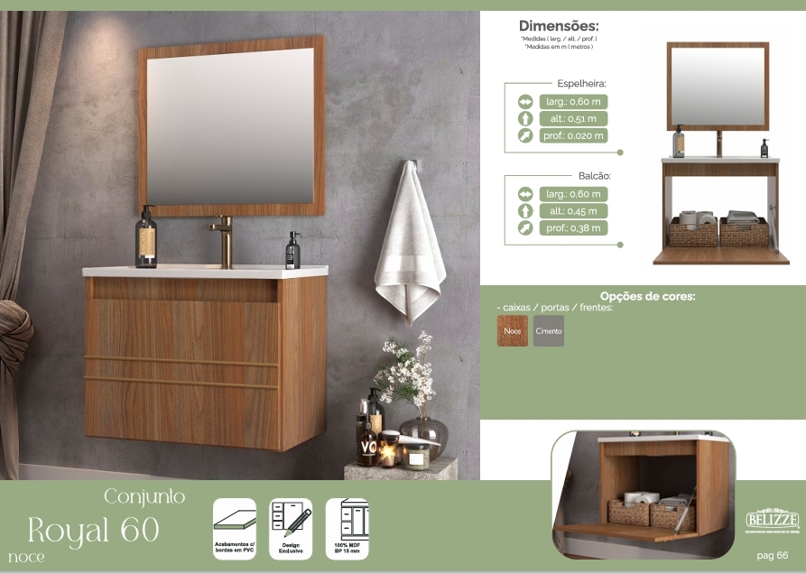 Conjunto Royal 60 | Consulte Valores Na Descrição | Belizze 1026
