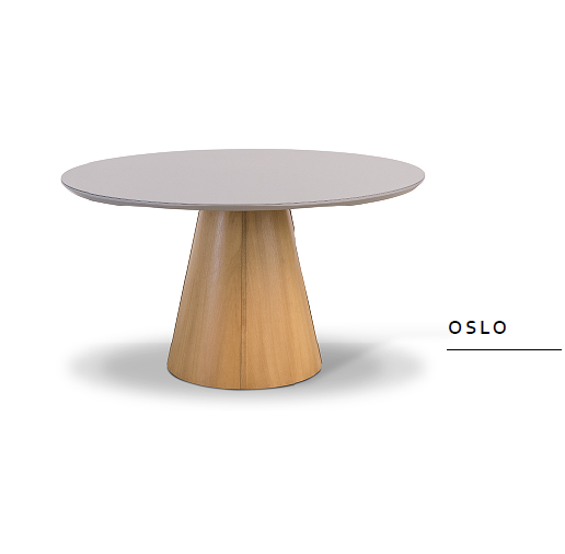 Mesa Redonda 90x90 Oslo | L2 Design Mobiliário