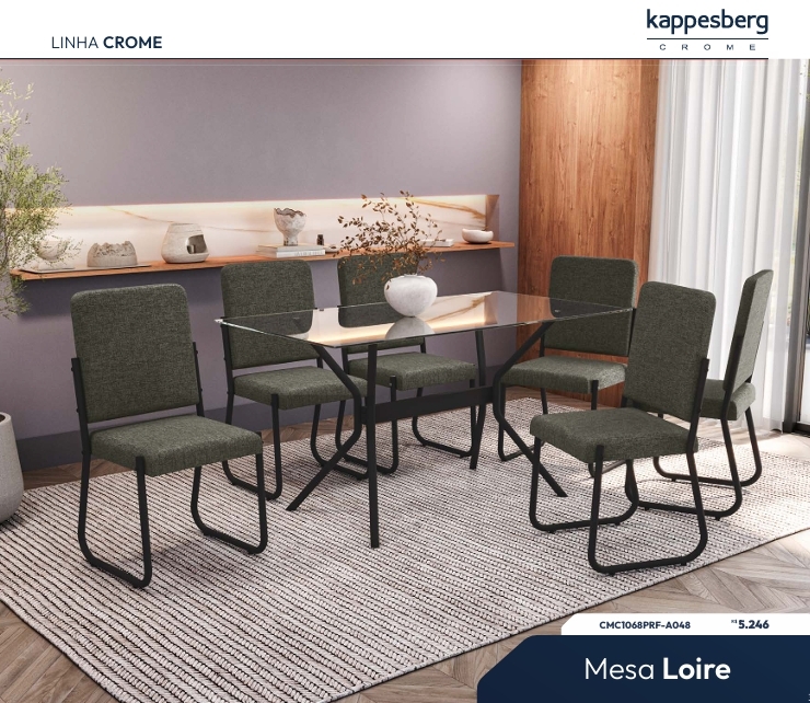 Mesa Loire | Venda:-62% | Kappesberg Crome 0925