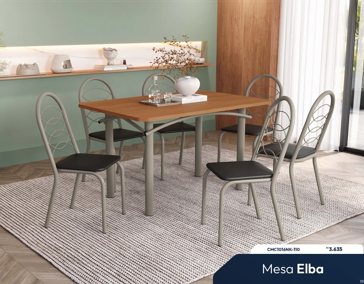 Mesa Elba | Venda:-62% | Kappesberg Crome 0925