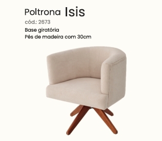 Poltrona Isis | Estofama 0626