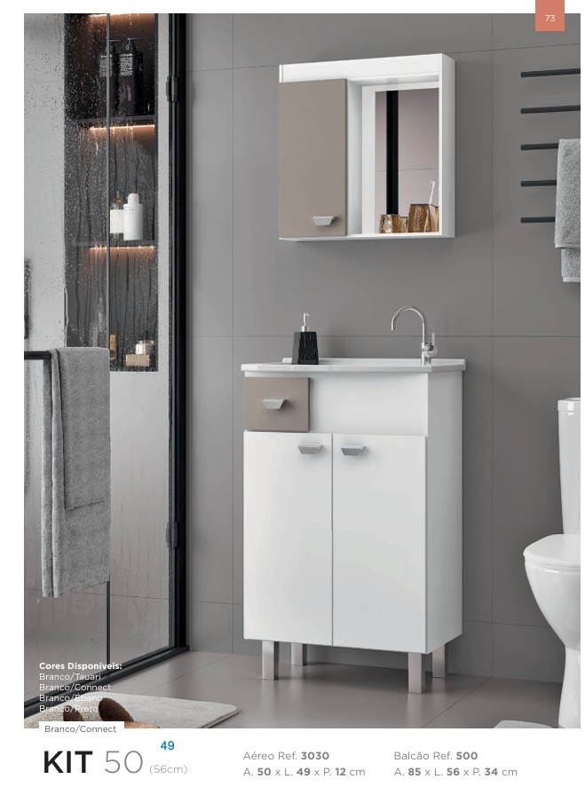 Conjunto Kit 50CM | Consulte Valores Na Descrição | Balcony 1026