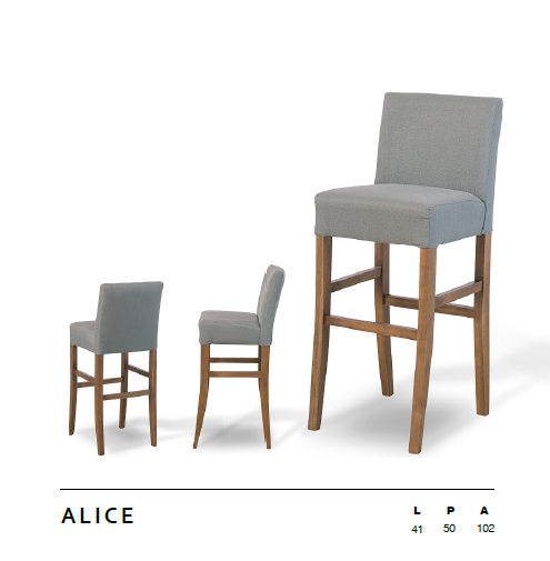 Banqueta Alice | L2 Design Mobiliário