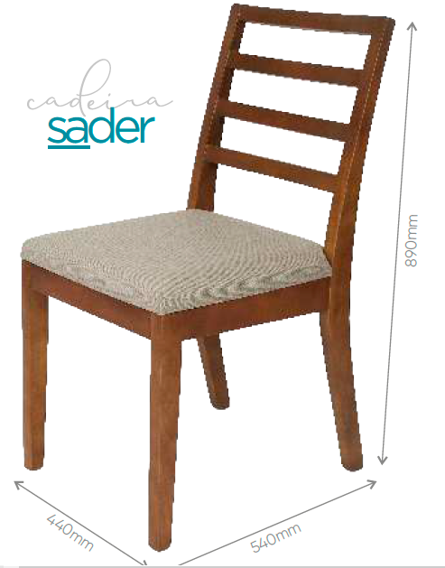Cadeira Sader | A partir de R$202,00 | Rogar