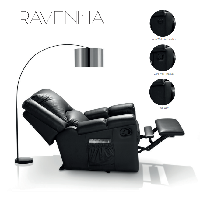 Poltrona Retrátil e Reclinável Ravenna | Luapa | A partir de R$ 1.202,00