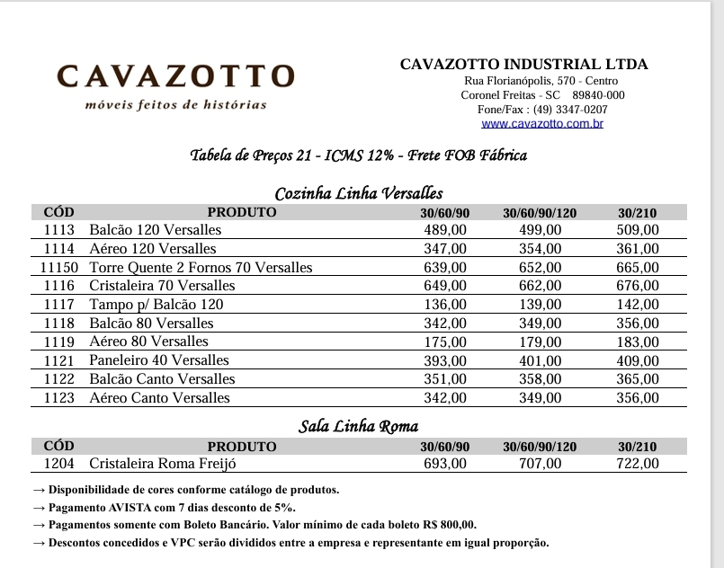 ZCavazotto | Venda : +60% 0925