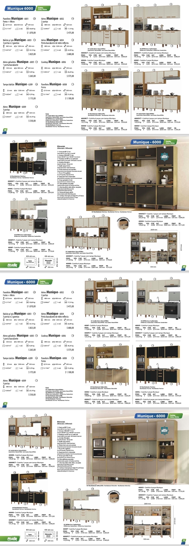 Cozinha Compacta | Munique 6000 | Venda: -40% | Atualle 0725