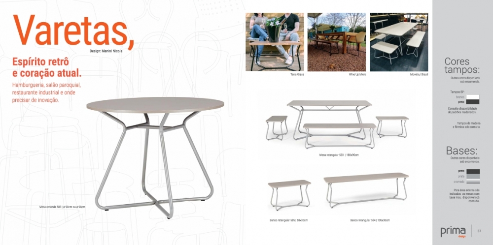 Conjunto Varetas | Prima 1125