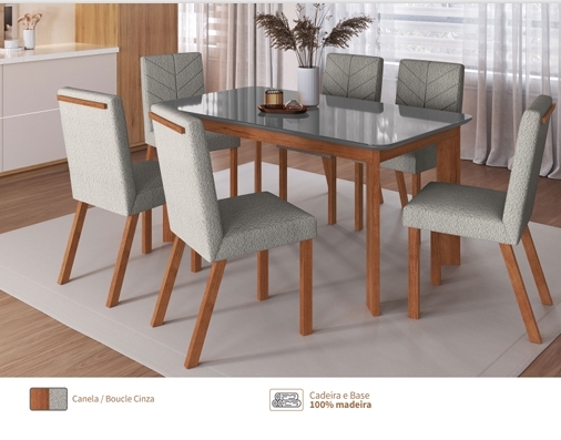 Conjunto 04 | Mesa + Cadeira | Zamarchi 0926