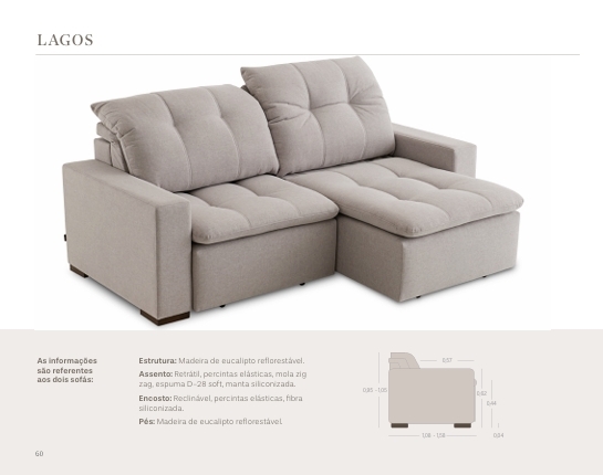 Sofá Lagos | Treviso 1025