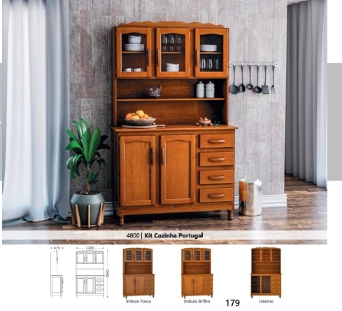 Kit Cozinha Portugal | 4800 | Linha Clássica | MPO Móveis 0526