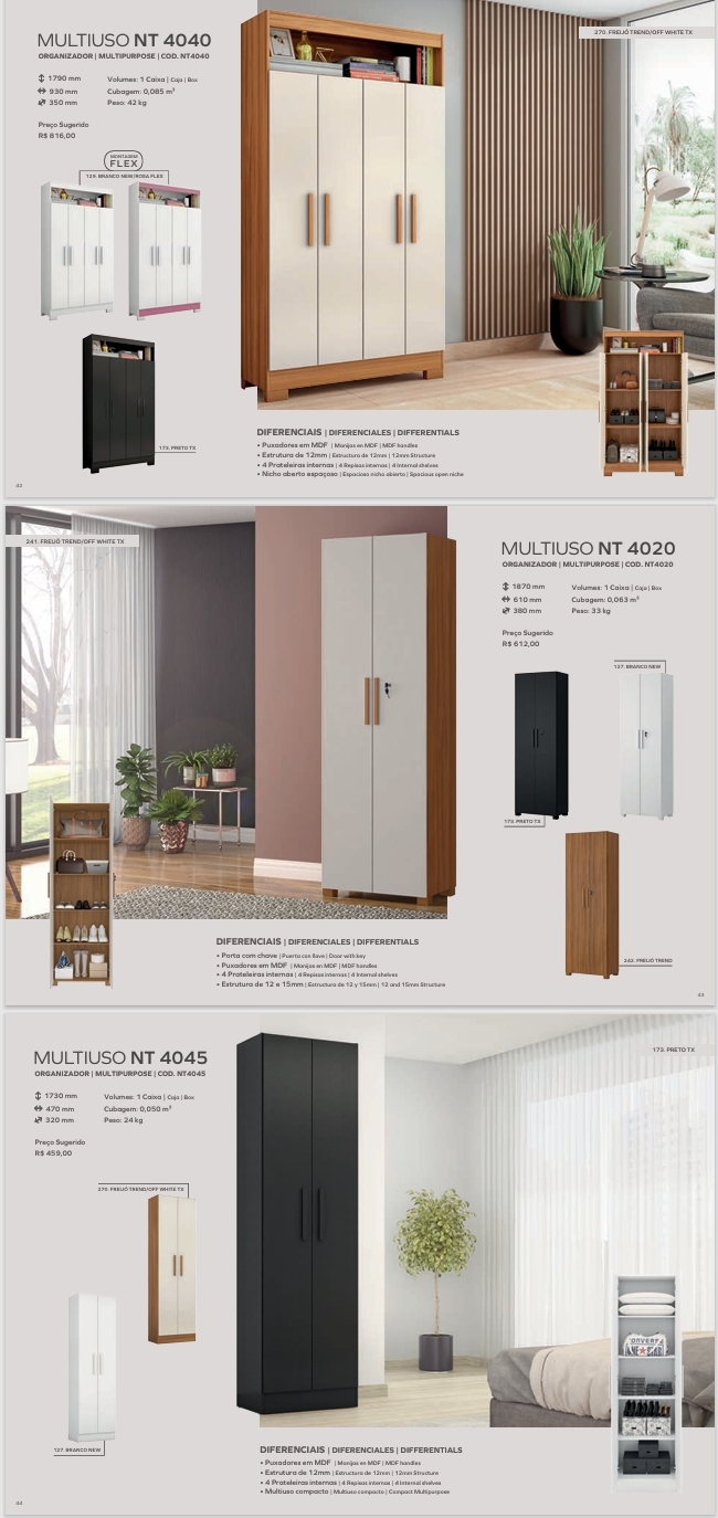 Multiusos | NT 4040 - NT 4020 - NT 4045  | Notável Venda : -45% 0825