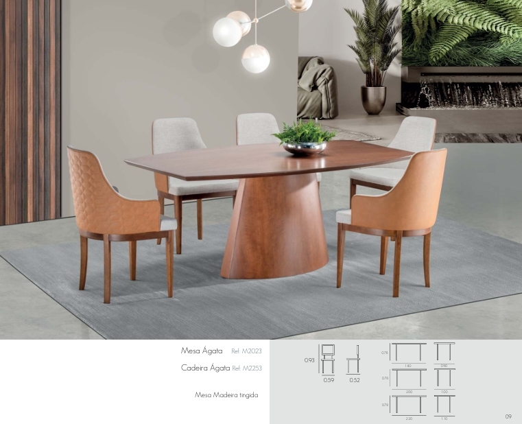 Conjunto Ágata | Mesa + Cadeira | ACG 0526