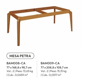 Bases - Mesas | Kappesberg Sala De Jantar Premium 0526