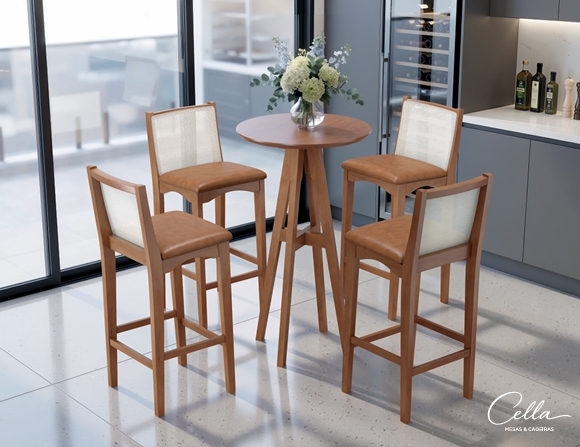 Conjunto 13 | Banqueta + Bistrô | Consulte Valores na Descrição! | Cella 1026