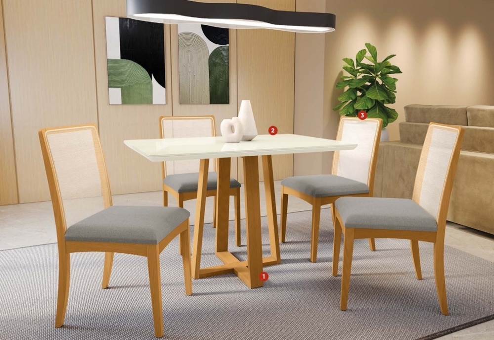 Mesa Elma | Kappesberg Sala De Jantar Premium 0526