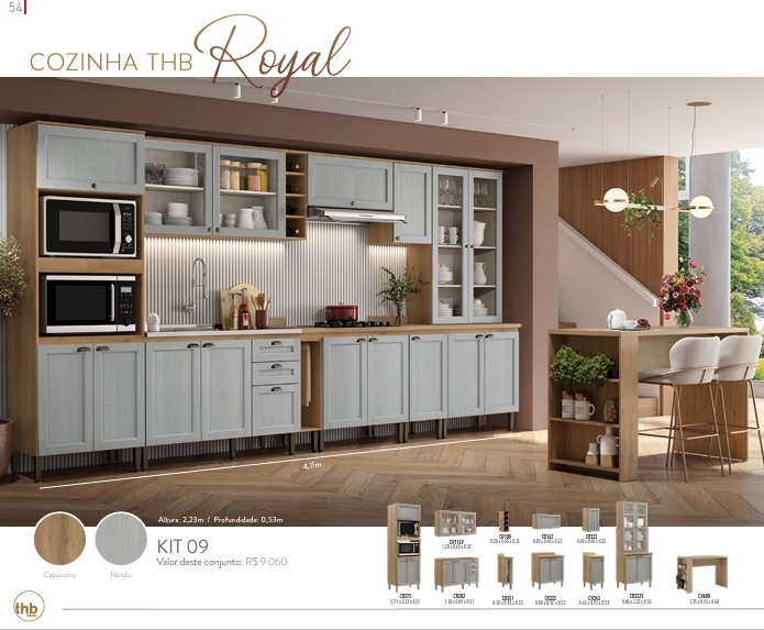 Cozinha Modulada Royal | Venda:-45% | THB 0925