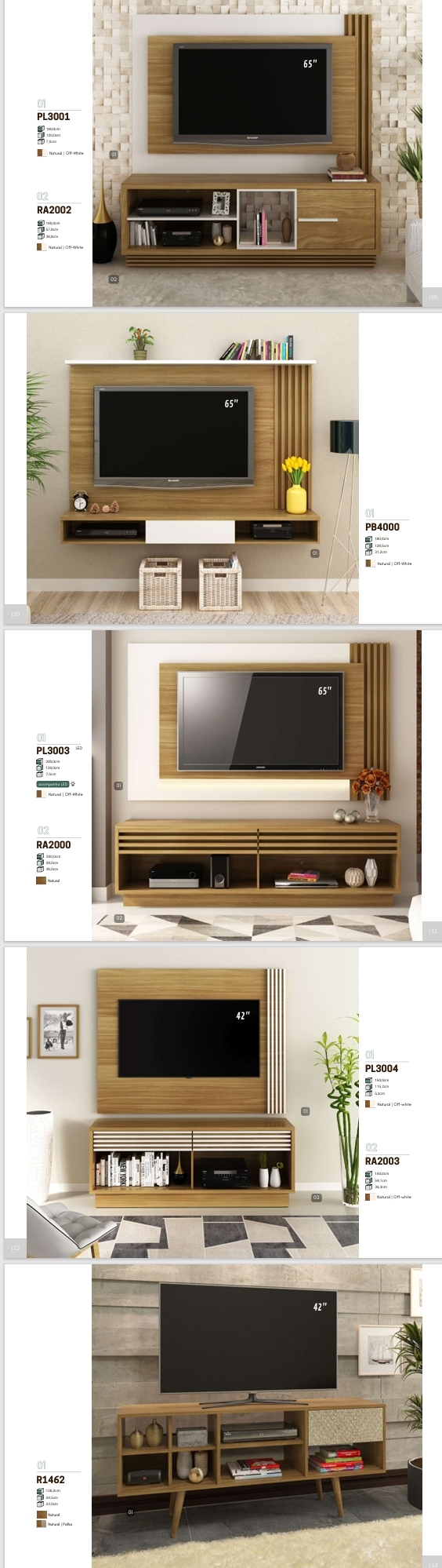 Linha de Estar | R1462 - PL3004 - RA2003 - P3003 - RA2000 - PB4000 - PL3001 -  RA2002 | Tecnomobili 0825