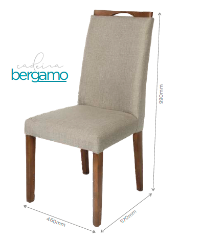 Cadeira Bergamo | A partir de R$216,00 | Rogar