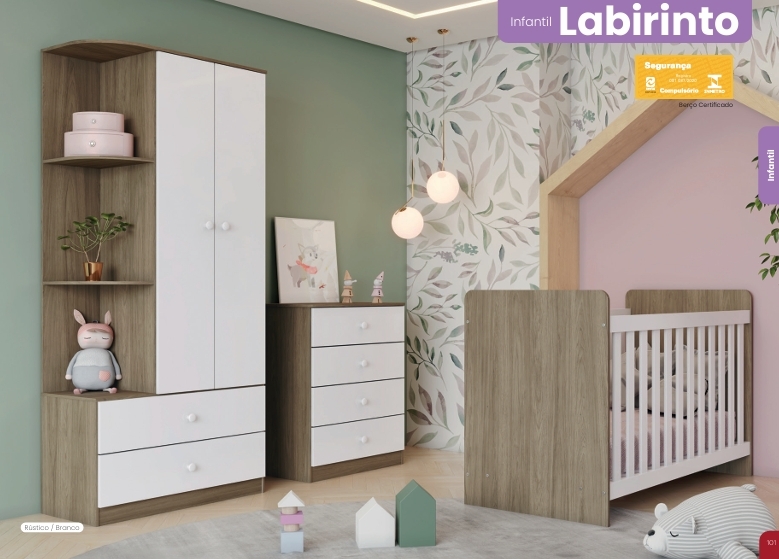 Cômoda Infantil Labirinto | Henn Infantil 0426