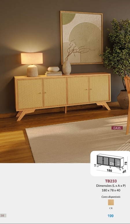 Balcão Buffet TB233 | Dalla Costa 0826