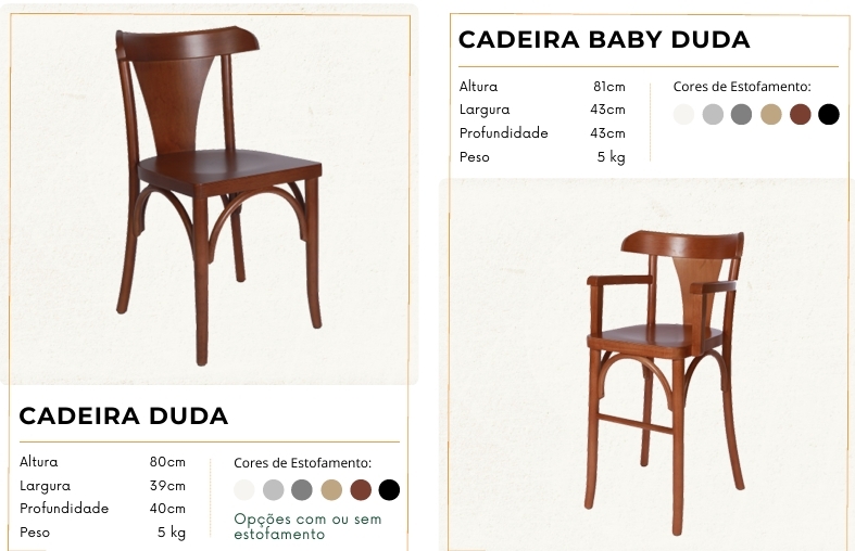 Cadeiras | Duda Baby - Duda | Sela 0725