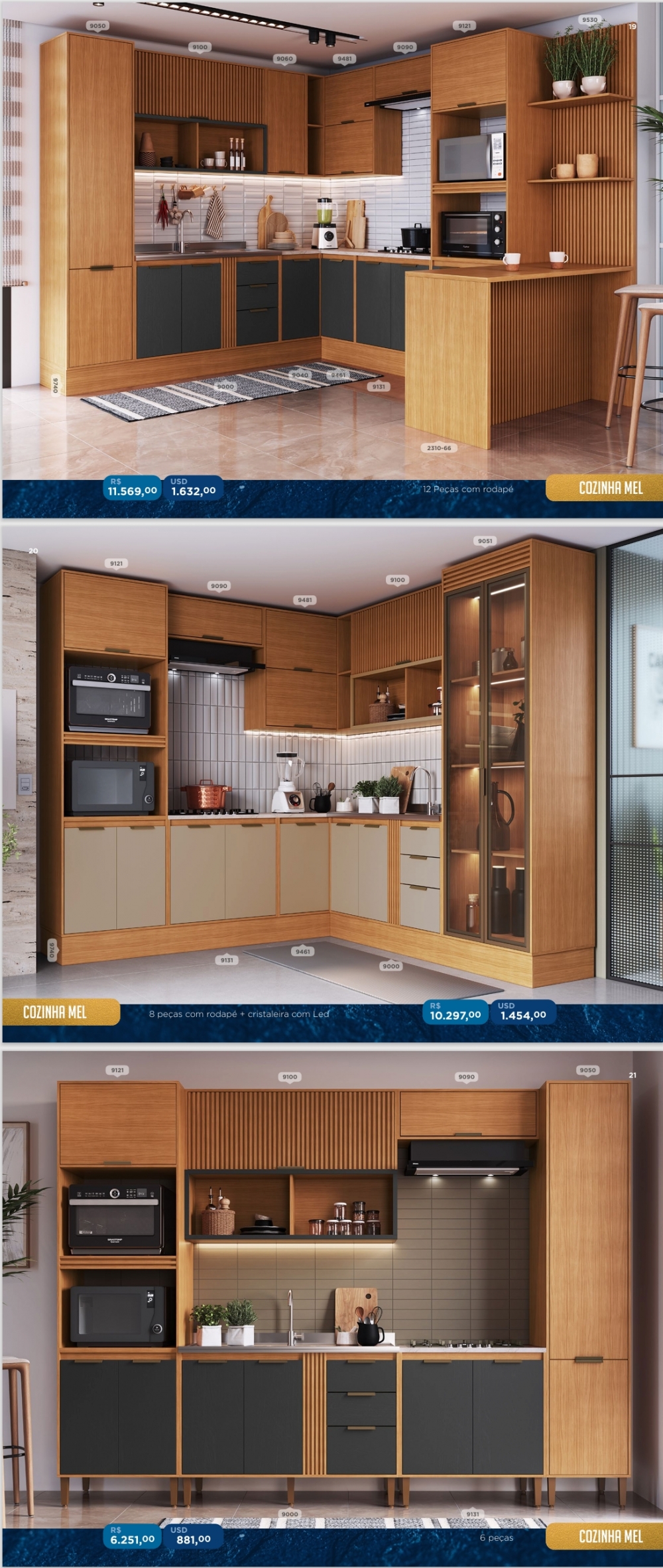 Cozinha Modulada Mel | Mac Venda : -40% 0925