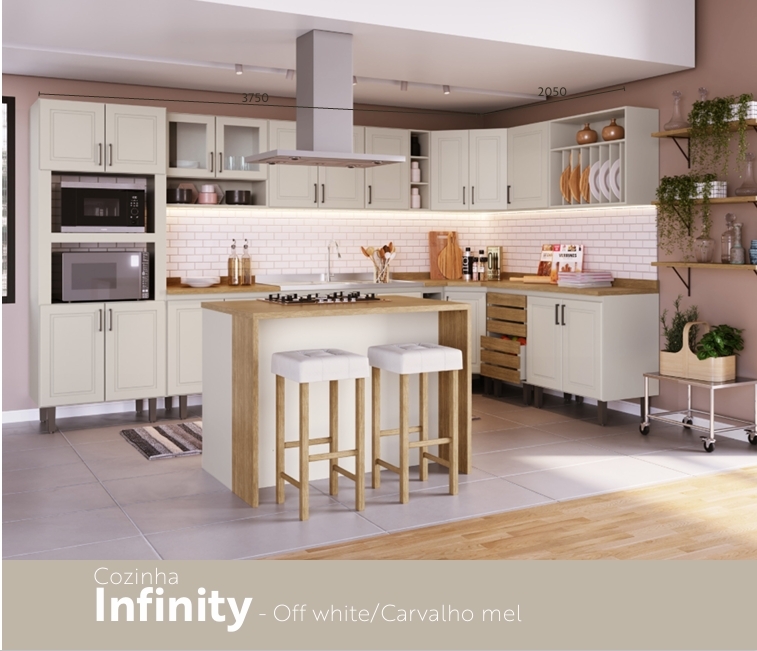 Cozinha Modulada Infinity | Móveis Canção 0426
