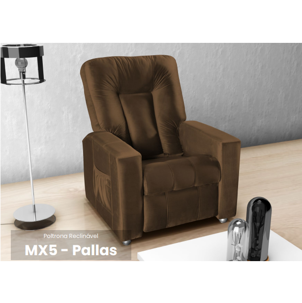 Poltrona Reclinável MX-5 Pallas | A partir de R$ 791,00 | Matrix 