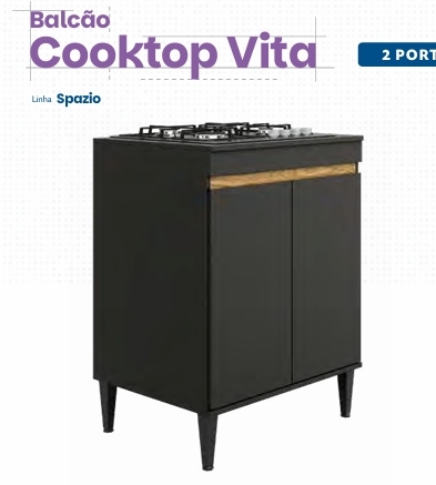 Balcão Cooktop Vita | Primavera 0826