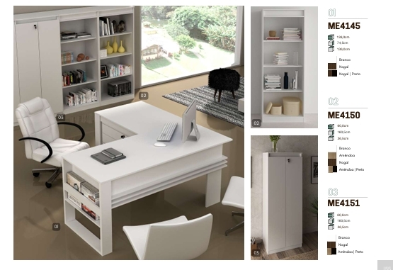 Conjunto Escritório | ME4145 - ME4150 - ME4151 | Tecnomobili 0825