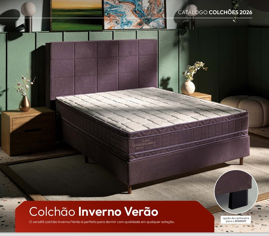 Colchão Inverno / Verão Berinjela | Kappesberg Colchões 0526